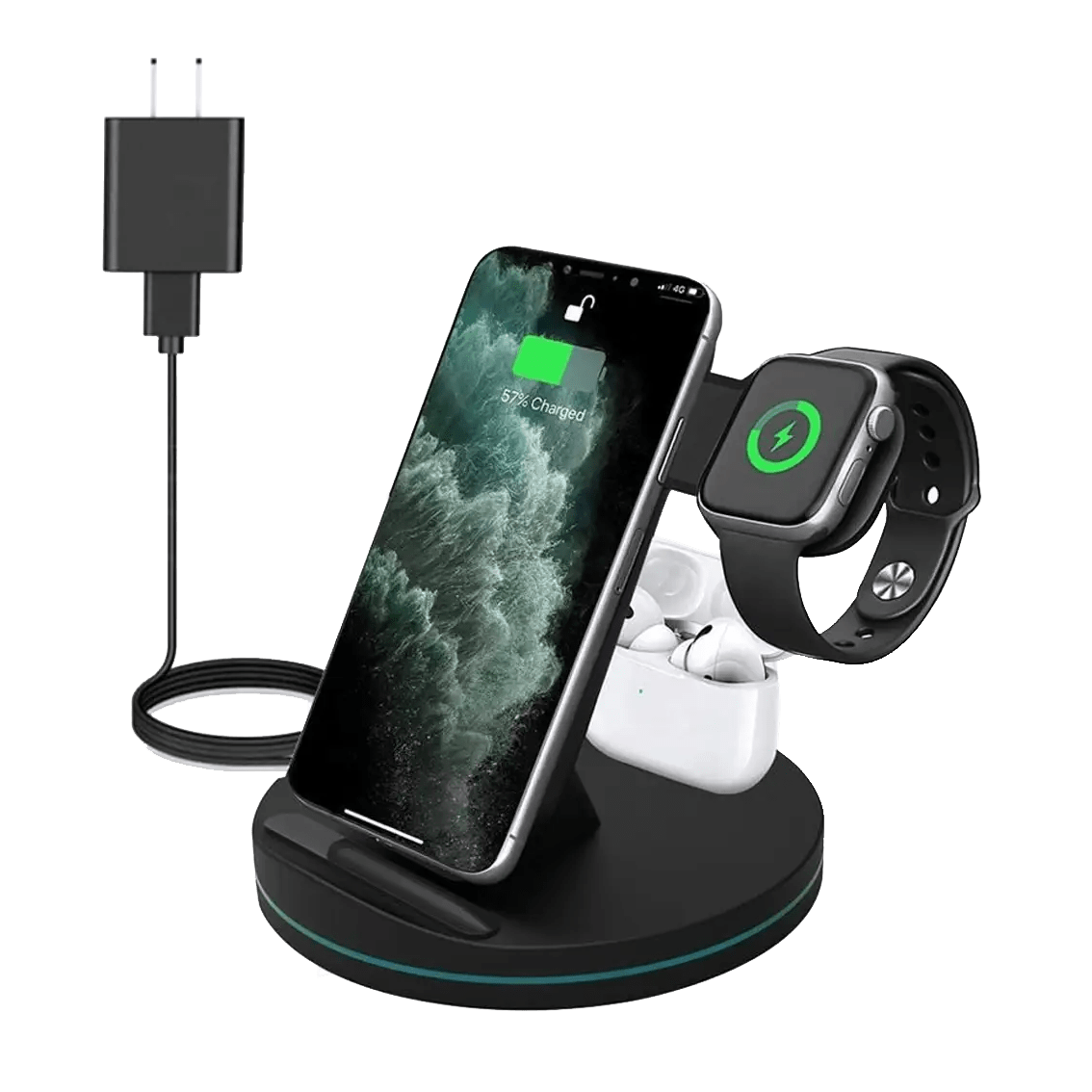 3 in 1 Magnetic Wireless Charging Stand for Apple
