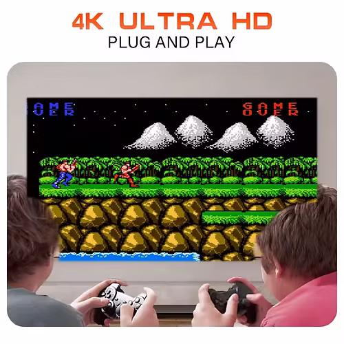HY300 Pro 4K Game Projector with Game Controller for Two Playeres and 3000 Games - Image 7