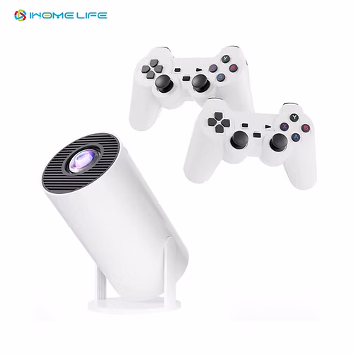 HY300 Pro 4K Game Projector with Game Controller for Two Playeres and 3000 Games - Image 4